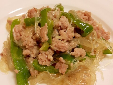 簡単・子供が大好き！豚ひき肉の麻婆春雨♪